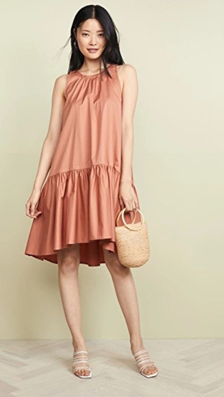 Hatch The Paloma Maternity Dress Cotton Summer Casual Comfort Pregnancy Mom XS